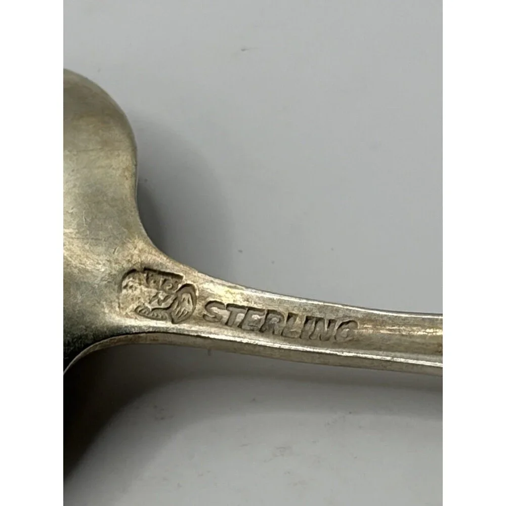 Antique Sterling Silver Spoon 3.5